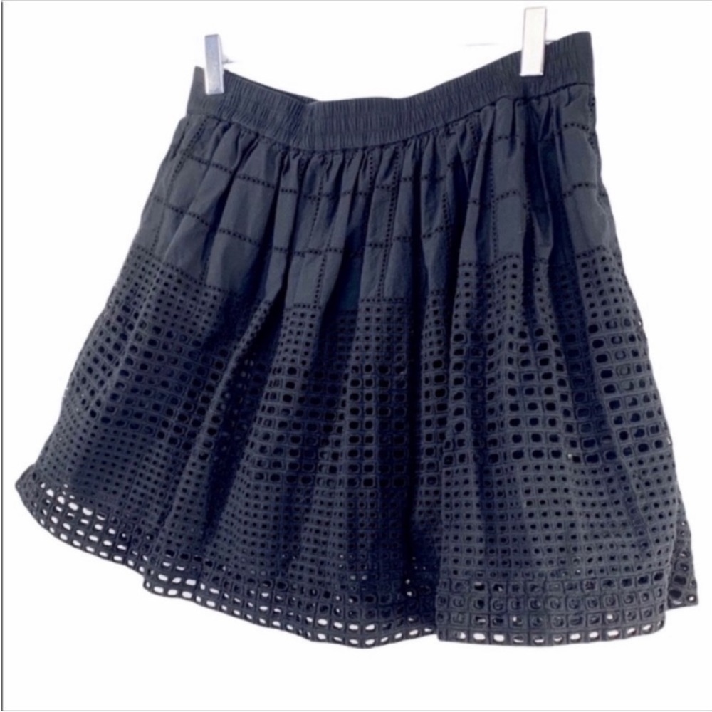 MADEWELL eyelet mini skirt S black - Picture 5 of 9